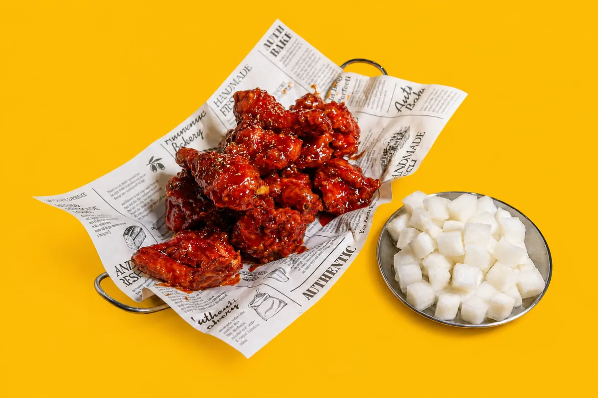 양념치킨 — 파주 골드스파 먹거리